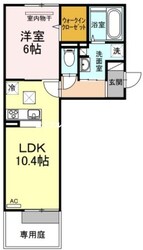 リバーサイド江並の物件間取画像